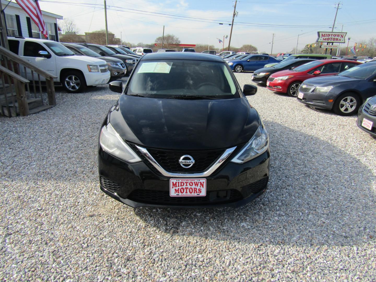 2019 Black /Gray Nissan Sentra S CVT (3N1AB7AP3KY) with an 1.8L L4 SFI DOHC 16V engine, Automatic transmission, located at 15016 S Hwy 231, Midland City, AL, 36350, (334) 983-3001, 31.306210, -85.495277 - Photo#1